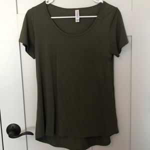 NEW lularoe olive tee